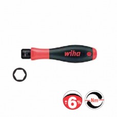 Wiha TorqueFix® Torque Screwdriver - With a Fixed Torque Value Pre-Set by Wiha - Automatic Release - 0.6 Nm - 26047